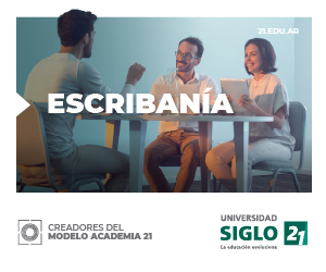 Publicidad SIGLO XXI - Escribania