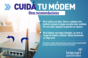 IPT | Cuida tu modem