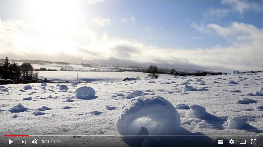 Anillos De Nieve Sorprenden A Los Habitantes De Escocia