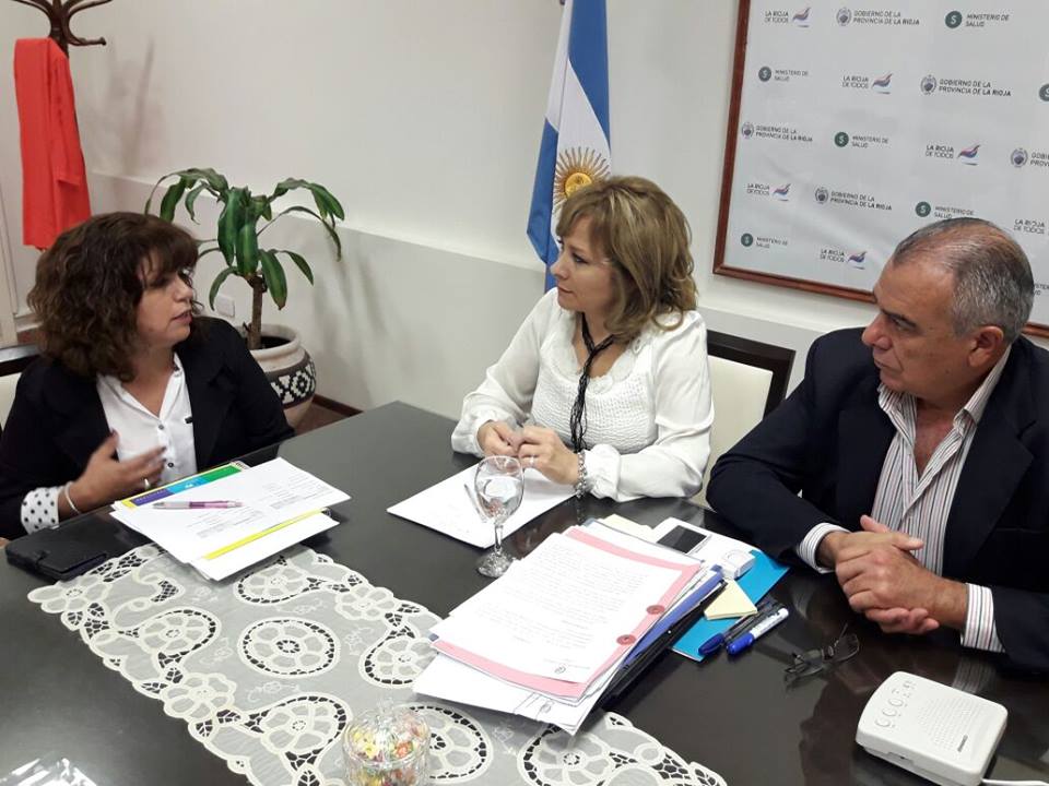 Judit Díaz Bazán recibió a la titular de PAMI La Rioja
