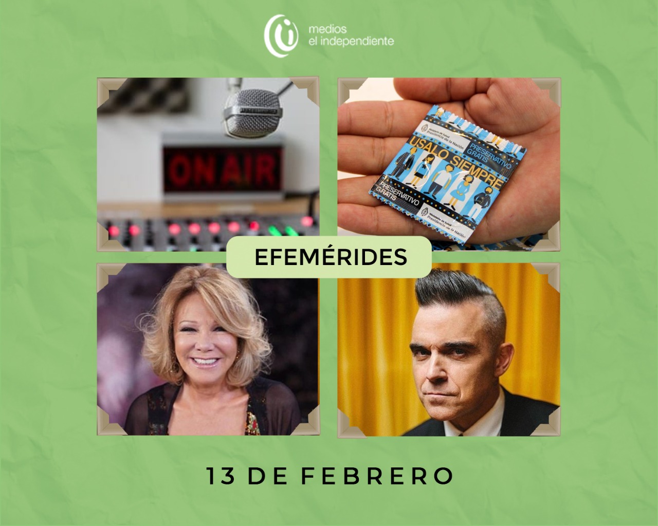 Efemérides del 13 de febrero ¿Qué pasó un día como hoy? Efemérides del 13 de febrero ¿Qué pasó un día como hoy?
