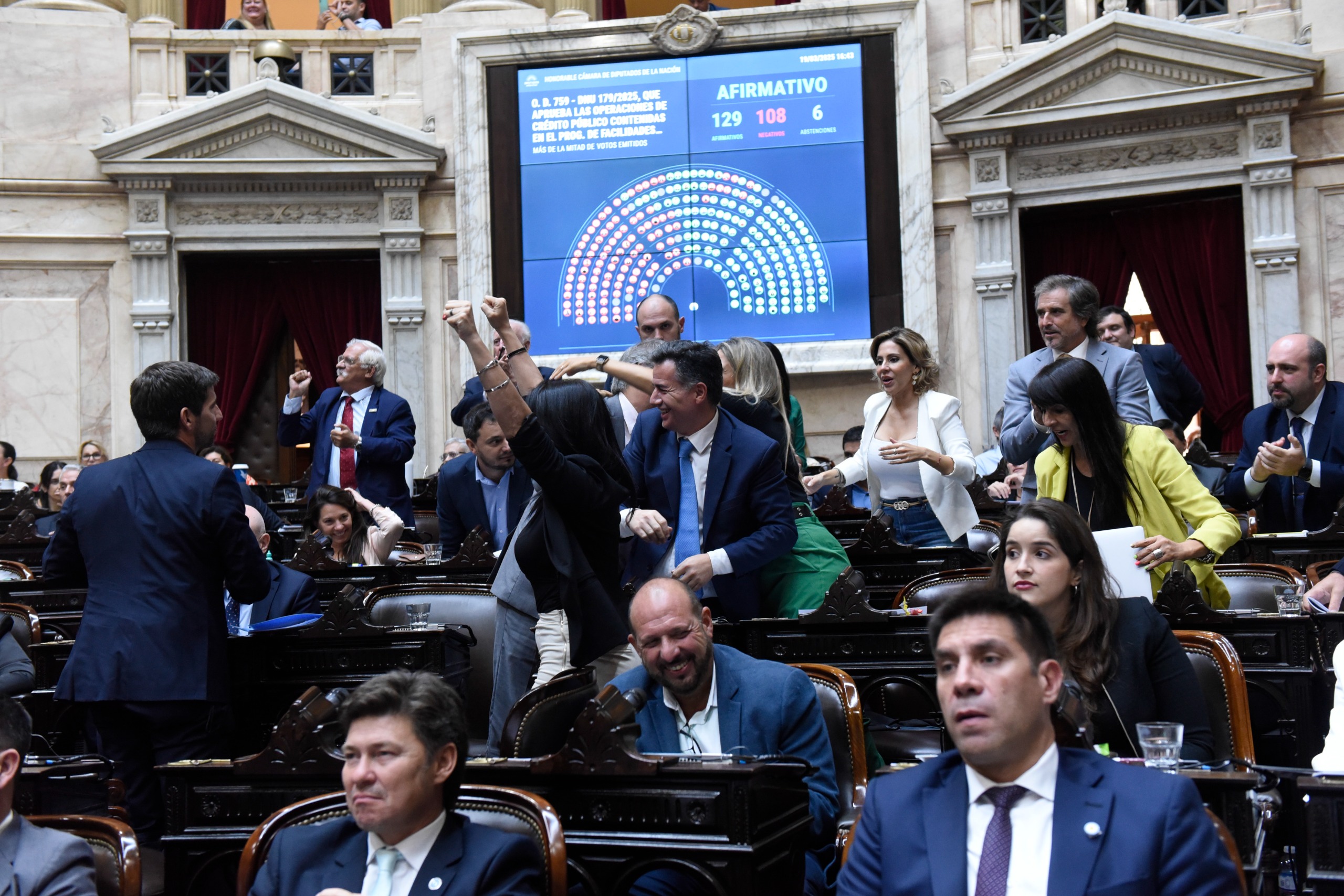 Diputados: quedó blindado el DNU sobre el acuerdo con el FMI