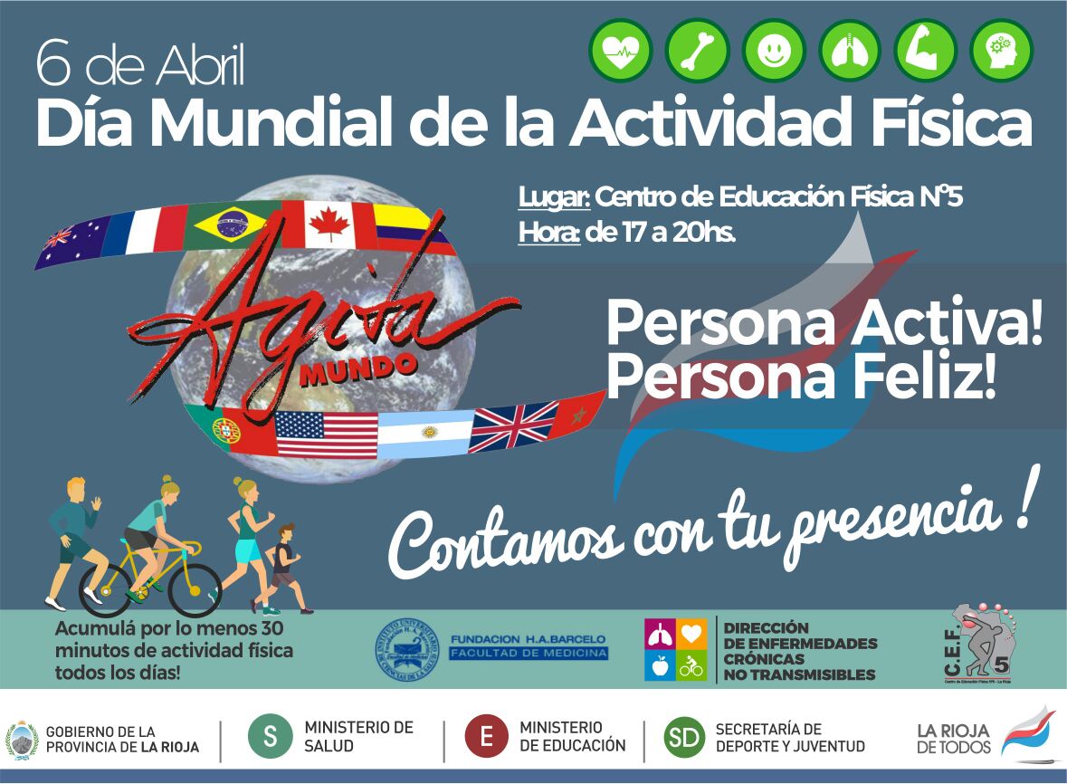 Celebran hoy el Día Mundial de la Actividad Física